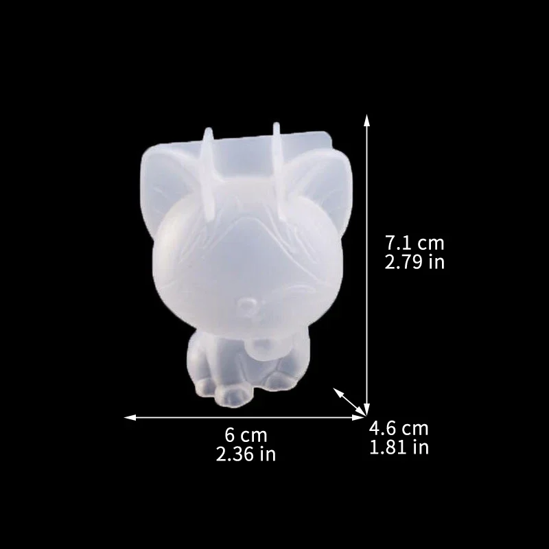 3D เรขาคณิตซิลิโคนยูนิคอร์นแมว - Candle Making Accessories บทวิจารณ์และราคา
