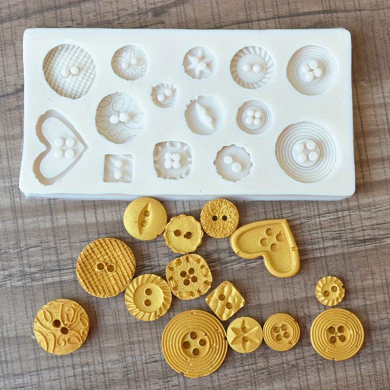 แม่พิมพ์ซิลิโคนรูปทรงกระดุม แม - Candle Making Accessories บทวิจารณ์และราคา