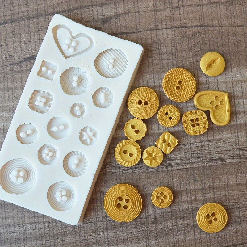 แม่พิมพ์ซิลิโคนรูปทรงกระดุม แม - Candle Making Accessories บทวิจารณ์และราคา