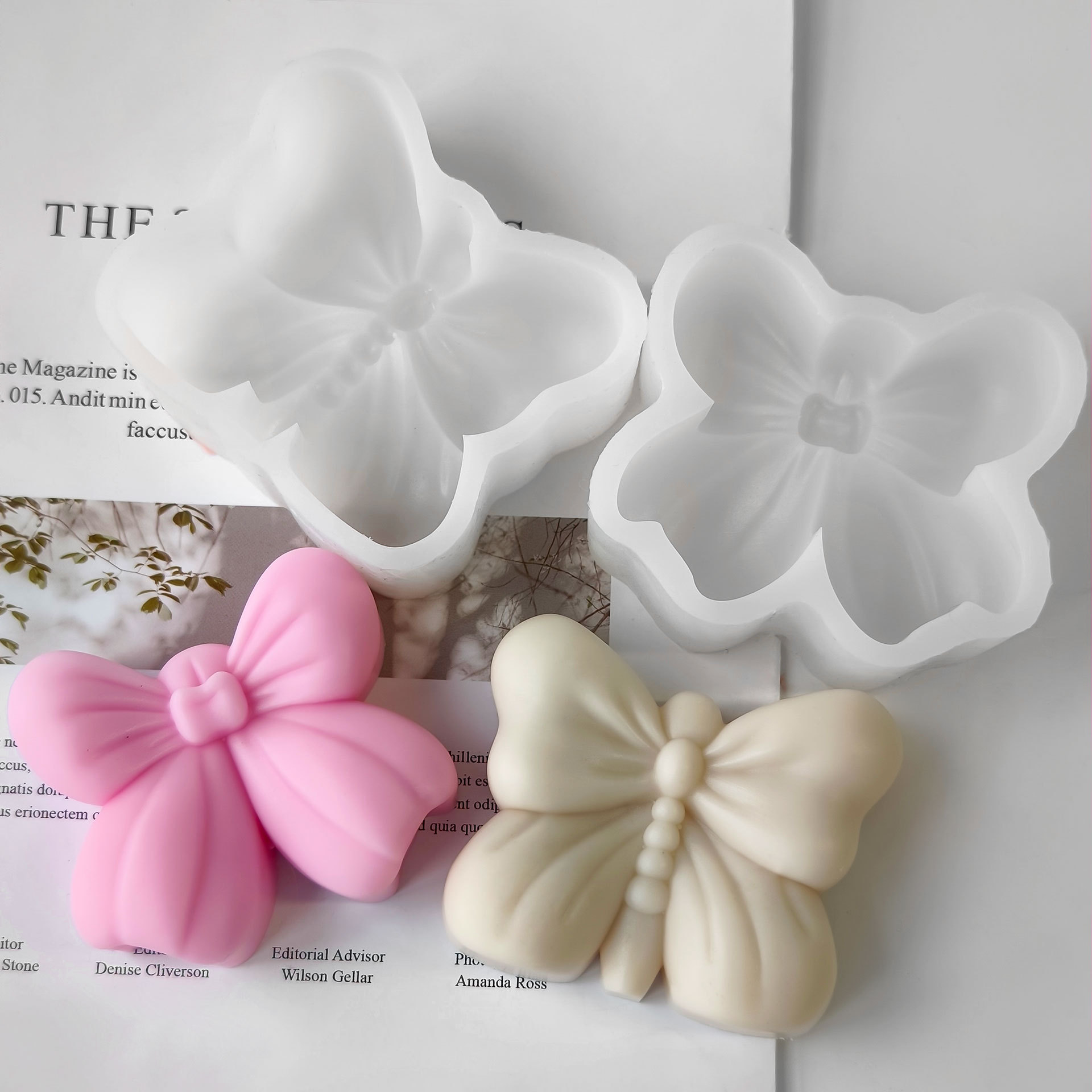 แม่พิมพ์ซิลิโคนรูปโบว์ไท สำหรั - Candle Making Equipment บทวิจารณ์และราคา