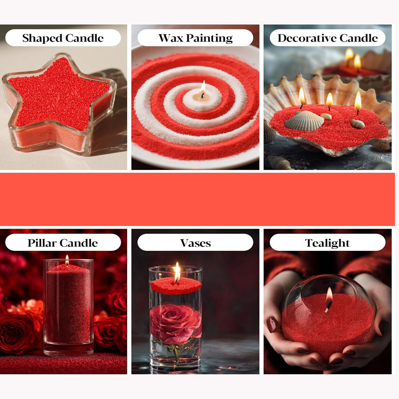 เทียนไขมุกสีเขียว ขาว แดง 100  - Candle Making Kit บทวิจารณ์และราคา