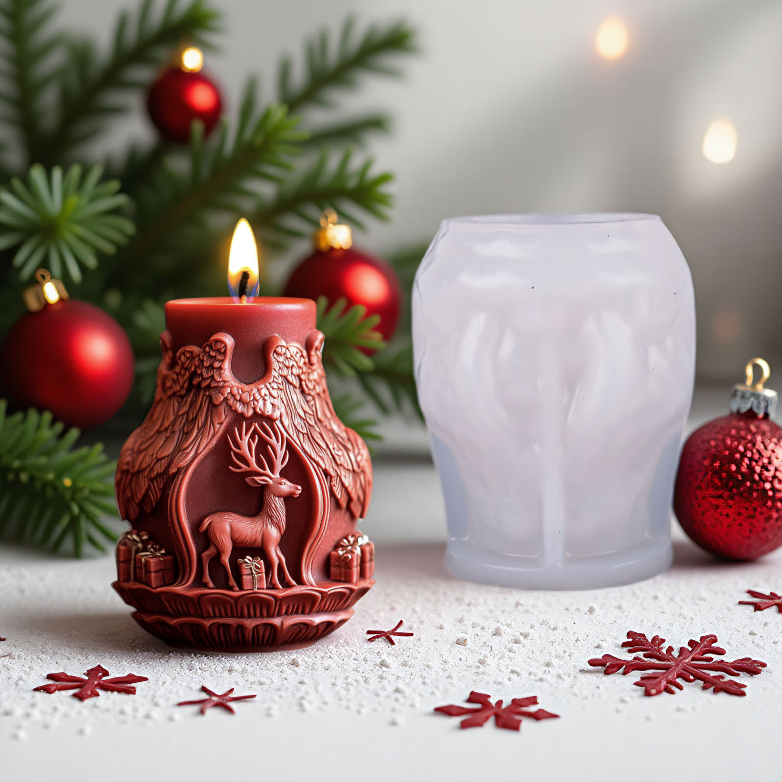 แม่พิมพ์ทำเทียนรูปซานตาคลอสและ - Candle Making Accessories บทวิจารณ์และราคา