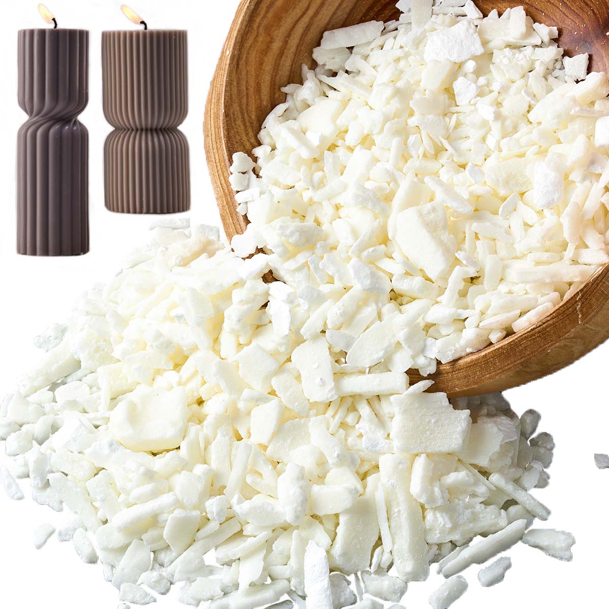 1 ปอนด์ขี้ผึ้งถั่วเหลืองสีขาวบ - Candle Making Kit บทวิจารณ์และราคา