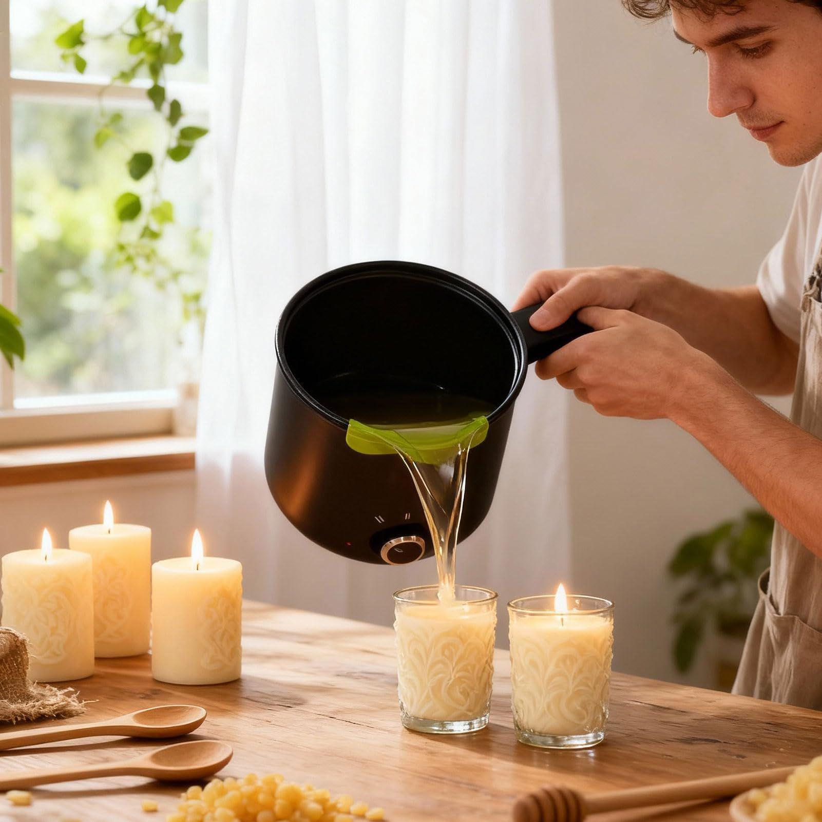 หม้อหลอมเทียน 1.5 ลิตร ขนาดใหญ - Candle Making Kit บทวิจารณ์และราคา