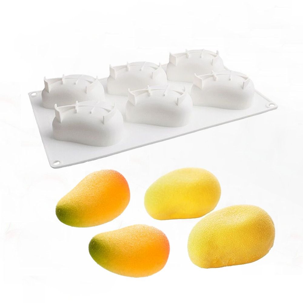 แม่พิมพ์เค้กรูปมะม่วง 6 ช่อง ป - Candle Making Equipment บทวิจารณ์และราคา