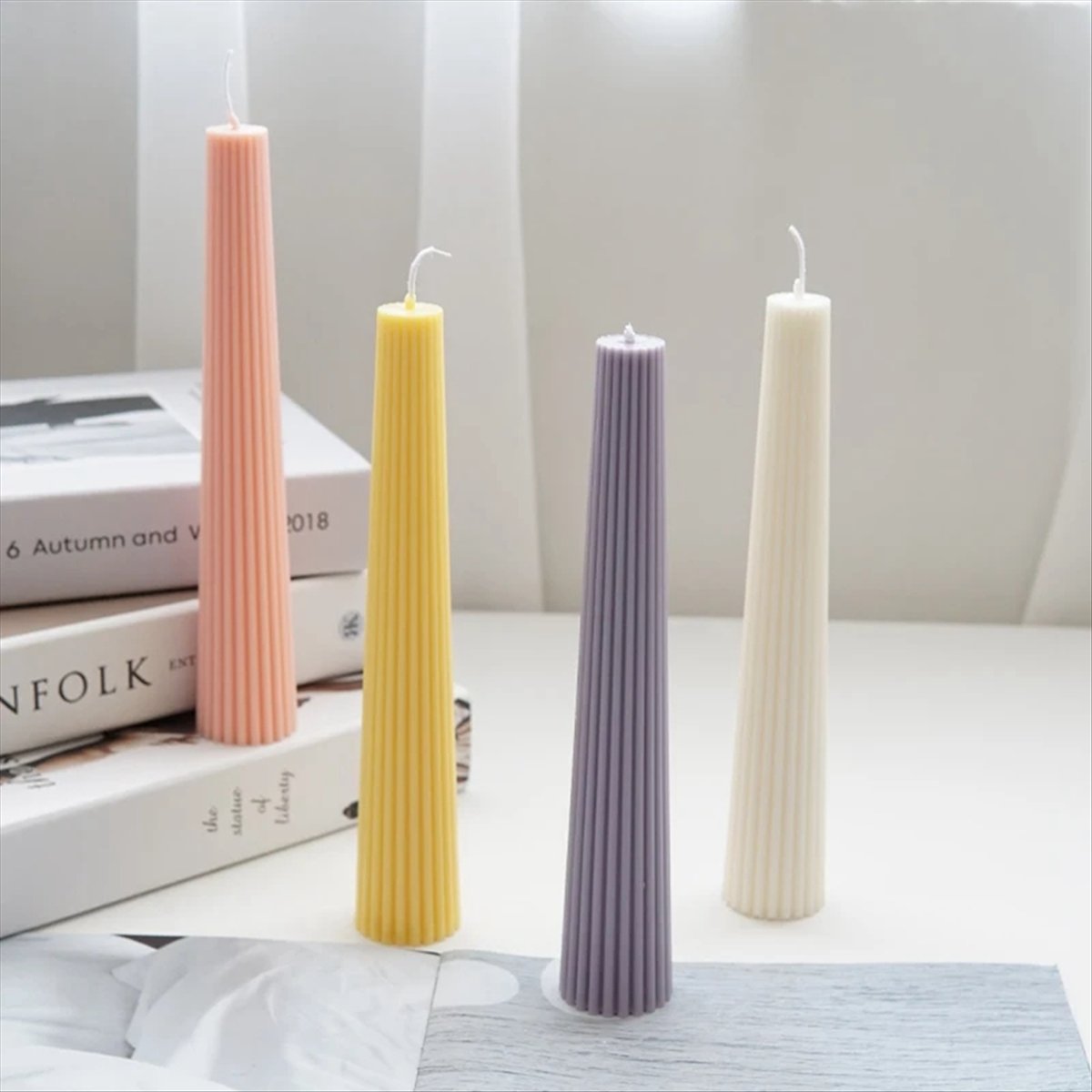 ชุดแม่พิมพ์เทียนหอมทรงเสาลายทา - Candle Making Kit บทวิจารณ์และราคา