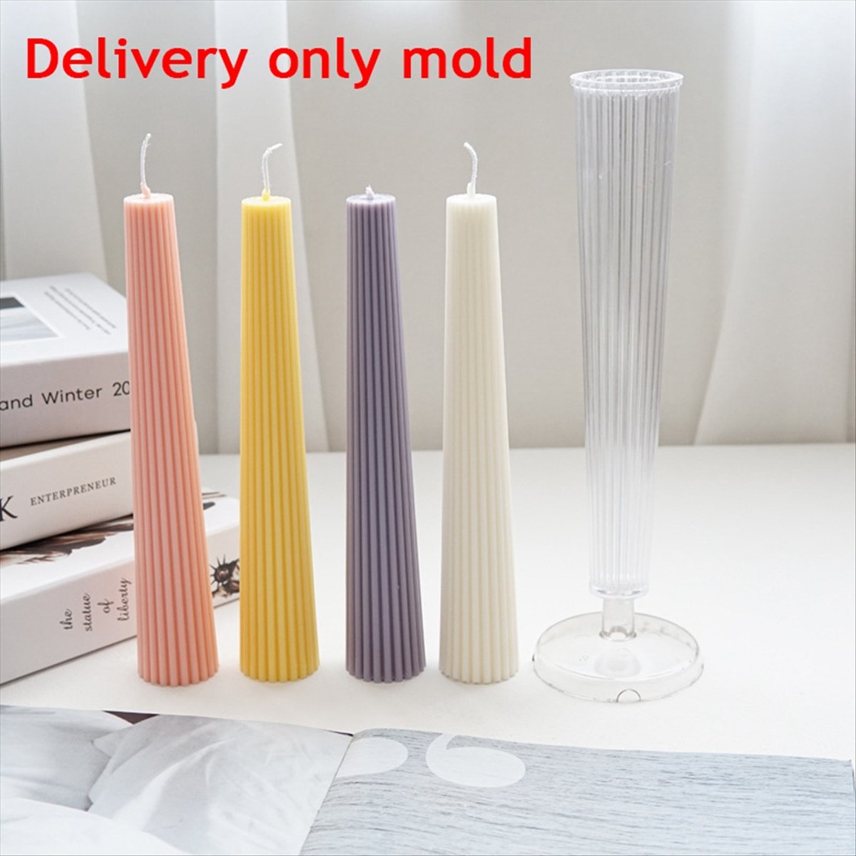 ชุดแม่พิมพ์เทียนหอมทรงเสาลายทา - Candle Making Kit บทวิจารณ์และราคา