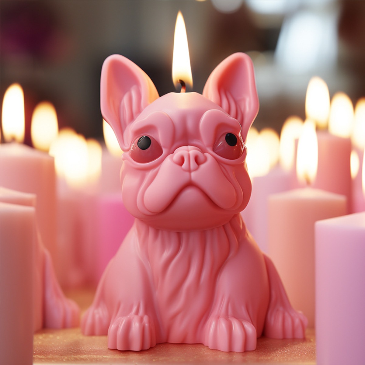ปักกิ่งเทียนรูปสัตว์ปั๊กลูกสุน - Candle Making Kit บทวิจารณ์และราคา