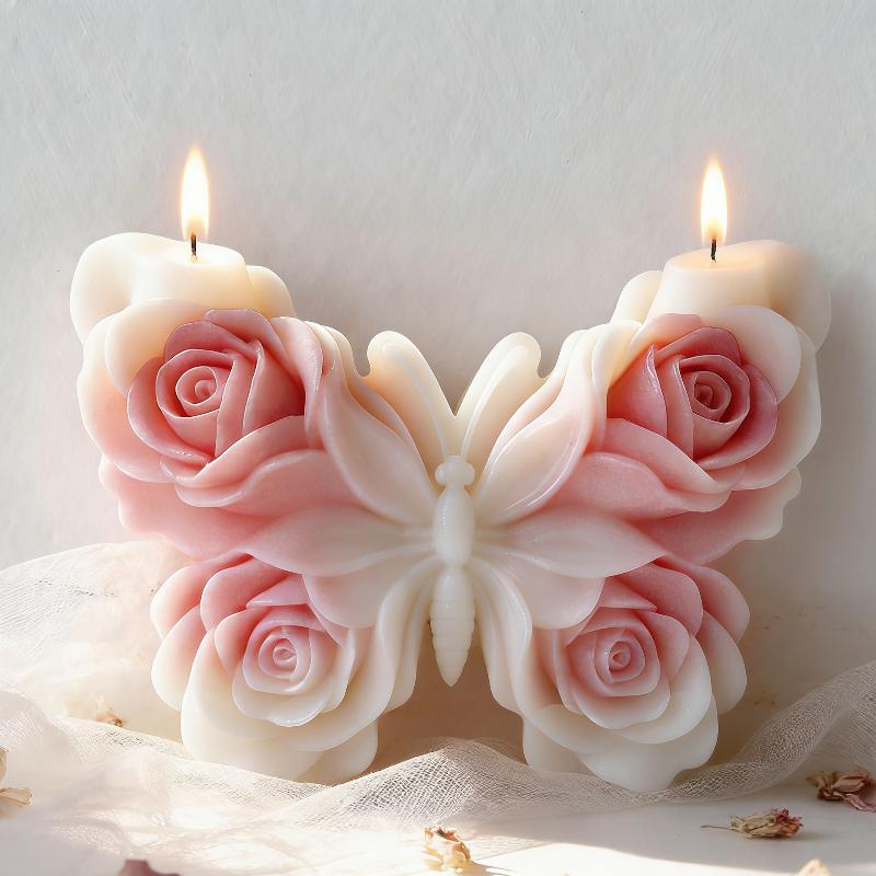 แม่พิมพ์ซิลิโคนรูปผีเสื้อกุหลา - Candle Making Accessories บทวิจารณ์และราคา