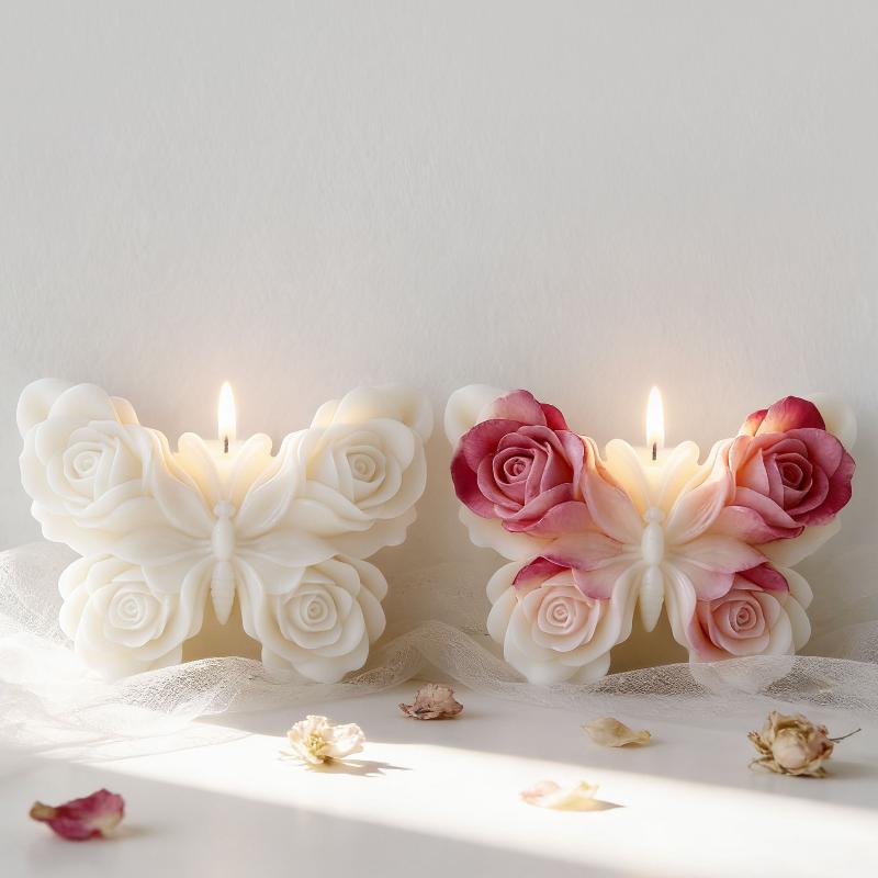 แม่พิมพ์ซิลิโคนรูปผีเสื้อกุหลา - Candle Making Accessories บทวิจารณ์และราคา