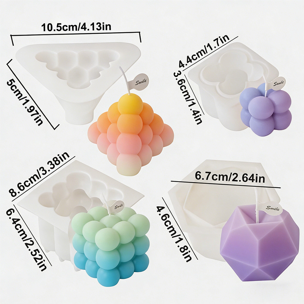 ชุดแม่พิมพ์เทียนซิลิโคนทรงลูกบ - Candle Making Kit บทวิจารณ์และราคา