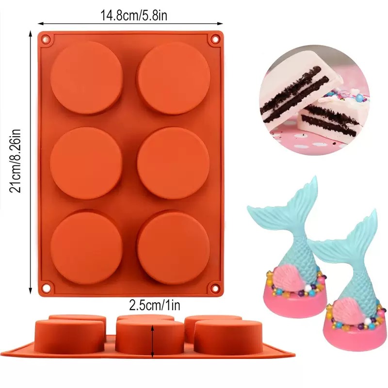 แม่พิมพ์สบู่ซิลิโคนทรงกลม DIY  - Candle Making Accessories บทวิจารณ์และราคา